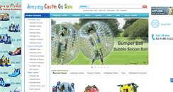 Desktop Screenshot of jumpingcastleonsale.com.au